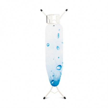 Τραπέζι σιδερώματος Brabantia A 1003322, 110x30 cm, 7 θέσεις ρύθμισης, υποδοχή σίδερου, Λευκό/Μπλε