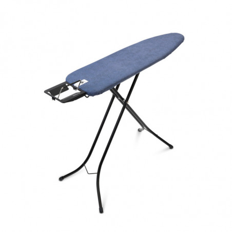 Τραπέζι σιδερώματος Brabantia A 1003325, 110x30 cm, 7 θέσεις ρύθμισης, Σιδεροθήκη, Μπλε