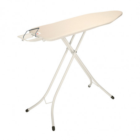 Τραπέζι σιδερώματος Brabantia B 1003333, 124x38 cm, 7 θέσεις ρύθμισης, υποδοχή σίδερου, Ekru
