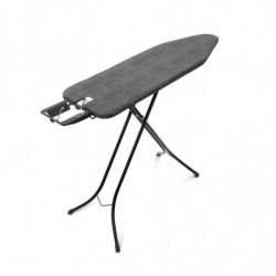 Τραπέζι σιδερώματος Brabantia B 1003335, 124x38 cm, 7 θέσεις ρύθμισης, υποδοχή σίδερου, Μαύρο