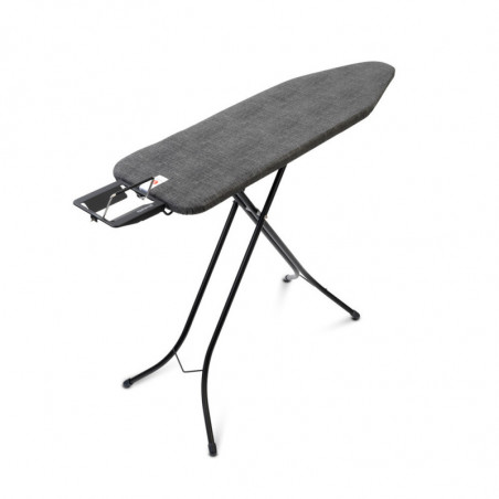 Τραπέζι σιδερώματος Brabantia B 1003335, 124x38 cm, 7 θέσεις ρύθμισης, υποδοχή σίδερου, Μαύρο