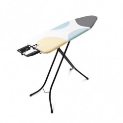 Τραπέζι σιδερώματος Brabantia B 1003338, 124x38 cm, 7 θέσεις ρύθμισης, υποδοχή σίδερου, λευκό/γκρι