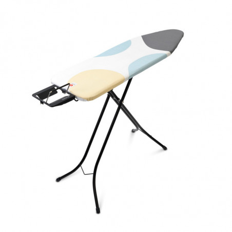 Τραπέζι σιδερώματος Brabantia B 1003338, 124x38 cm, 7 θέσεις ρύθμισης, υποδοχή σίδερου, λευκό/γκρι