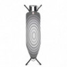 Τραπέζι σιδερώματος Brabantia B 1003339, 124x38 cm, 7 θέσεις ρύθμισης, Σιδεροθήκη, Σκούρο γκρι/λευκό