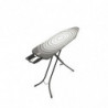 Τραπέζι σιδερώματος Brabantia B 1003339, 124x38 cm, 7 θέσεις ρύθμισης, Σιδεροθήκη, Σκούρο γκρι/λευκό