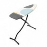 Τραπέζι σιδερώματος Brabantia D 1003386, 135x45 cm, 7 θέσεις ρύθμισης, Ζώνη σιδερώματος ανθεκτική στη θερμότητα, Λευκό/γκρι