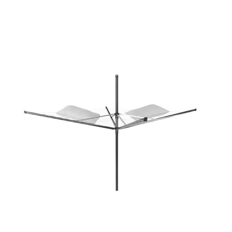Brabantia Lift-O-Matic outdoor space 1003464, 50 m, Ρυθμιζόμενο ύψος, Μεταλλικό καρφί, Ανθεκτικό στη διάβρωση, Μαύρο