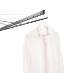 Brabantia Lift-O-Matic outdoor space 1003464, 50 m, Ρυθμιζόμενο ύψος, Μεταλλικό καρφί, Ανθεκτικό στη διάβρωση, Μαύρο