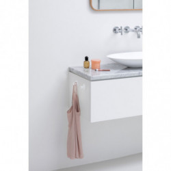 Σετ 2 κρεμάστρων Brabantia ReNew 1003486, Περιλαμβάνεται σετ τοποθέτησης, Μέχρι 2 kg, Λευκό