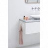 Σετ 2 κρεμάστρων Brabantia ReNew 1003486, Περιλαμβάνεται σετ τοποθέτησης, Μέχρι 2 kg, Λευκό