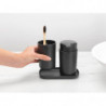 Σετ αξεσουάρ μπάνιου Brabantia ReNew 1003491, 3 τεμάχια, 250 ml, ανθεκτικό στη διάβρωση, σκούρο γκρι