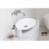 Σετ αξεσουάρ μπάνιου Brabantia ReNew 1003492, 3 τεμάχια, 250 ml, ανθεκτικό στη διάβρωση, λευκό
