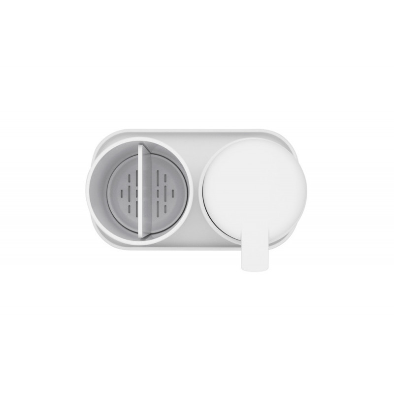 Σετ αξεσουάρ μπάνιου Brabantia ReNew 1003492, 3 τεμάχια, 250 ml, ανθεκτικό στη διάβρωση, λευκό