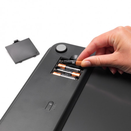 Brabantia ReNew 1003495, Μέχρι 180 κιλά, Με μπαταρίες, Αυτόματη απενεργοποίηση, Σκούρο γκρι