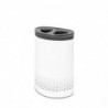 Καλάθι πλυσίματος Brabantia Selector 1003787, 55 l, 2 διαμερίσματα, οπές εξαερισμού, πλήρωση χωρίς άνοιγμα, Λευκό