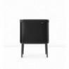Καλάθι πλυσίματος Brabantia Bo 1004175, 60 l, Πλήρωση χωρίς άνοιγμα, οπές εξαερισμού, ρυθμιζόμενα πόδια, Μαύρο