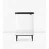 Καλάθι πλυσίματος Brabantia Bo 1004176, 2x45 l, Πλήρωση χωρίς άνοιγμα, οπές εξαερισμού, ρυθμιζόμενα πόδια, Λευκό
