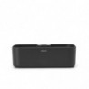 Οργανωτής ντους Brabantia ReNew 1004186, 7.5x13.3x24.4 cm, Βάθος με τρύπες νερού, Ανθεκτικό στη διάβρωση, Σκούρο γκρι