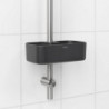 Οργανωτής ντους Brabantia ReNew 1004186, 7.5x13.3x24.4 cm, Βάθος με τρύπες νερού, Ανθεκτικό στη διάβρωση, Σκούρο γκρι