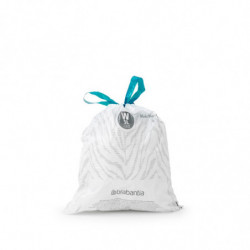 Σακούλα απορριμμάτων Brabantia PerfectFit NewIcon N 1005489, μέγεθος W, 5 l, 40 τεμάχια, λευκό