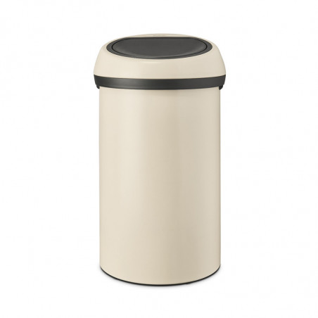 Brabantia Touch Bin 1005510, 60 l, Ομαλό και αθόρυβο άνοιγμα, Μπεζ