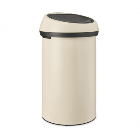 Brabantia Touch Bin 1005510, 60 l, Ομαλό και αθόρυβο άνοιγμα, Μπεζ
