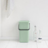 Кош за смет за разделно събиране Brabantia Sort&Go 16L, Jade Green