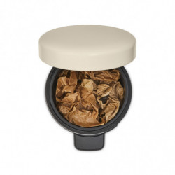 Κάδος απορριμμάτων με πεντάλ Brabantia NewIcon 1005523, 3 L, Ομαλό κλείσιμο, Αντιολισθητική βάση, Μπεζ