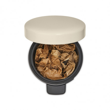 Κάδος απορριμμάτων με πεντάλ Brabantia NewIcon 1005523, 3 L, Ομαλό κλείσιμο, Αντιολισθητική βάση, Μπεζ