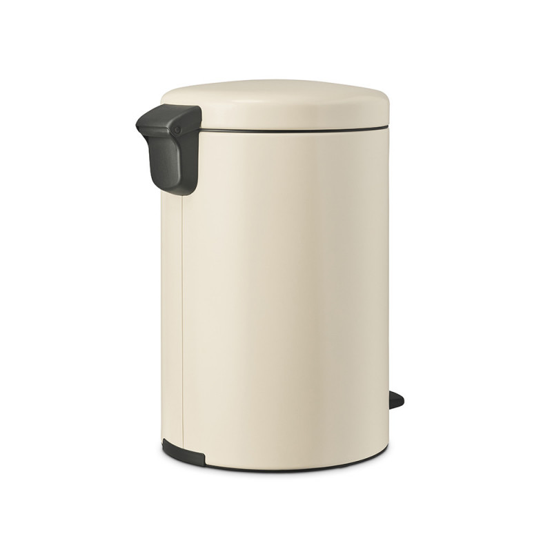 Κάδος με πεντάλ Brabantia NewIcon 1005535, 20 l, Ομαλό κλείσιμο, Αντιολισθητική βάση, Μπεζ
