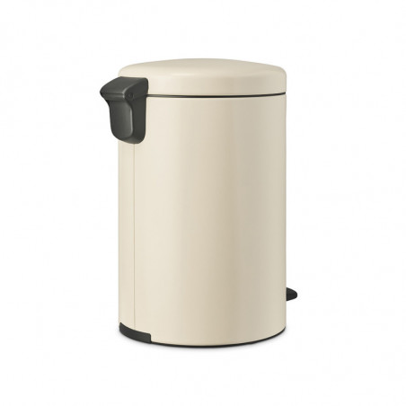 Κάδος με πεντάλ Brabantia NewIcon 1005535, 20 l, Ομαλό κλείσιμο, Αντιολισθητική βάση, Μπεζ