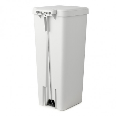 Κάδος απορριμμάτων με πεντάλ Brabantia StepUp 1005556, 40 L, Οικολογικά υλικά, Μεγάλο άνοιγμα, Ανοιχτό γκρι