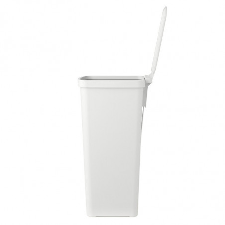 Κάδος απορριμμάτων με πεντάλ Brabantia StepUp 1005556, 40 L, Οικολογικά υλικά, Μεγάλο άνοιγμα, Ανοιχτό γκρι