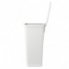 Κάδος απορριμμάτων με πεντάλ Brabantia StepUp 1005556, 40 L, Οικολογικά υλικά, Μεγάλο άνοιγμα, Ανοιχτό γκρι