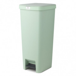 Κάδος απορριμμάτων με πεντάλ Brabantia StepUp 1005558, 40 L, Οικολογικά υλικά, Μεγάλο άνοιγμα, Ανοιχτό πράσινο