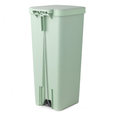 Κάδος απορριμμάτων με πεντάλ Brabantia StepUp 1005558, 40 L, Οικολογικά υλικά, Μεγάλο άνοιγμα, Ανοιχτό πράσινο