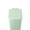 Κάδος απορριμμάτων με πεντάλ Brabantia StepUp 1005558, 40 L, Οικολογικά υλικά, Μεγάλο άνοιγμα, Ανοιχτό πράσινο