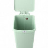 Κάδος απορριμμάτων με πεντάλ Brabantia StepUp 1005558, 40 L, Οικολογικά υλικά, Μεγάλο άνοιγμα, Ανοιχτό πράσινο