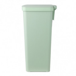 Κάδος απορριμμάτων με πεντάλ Brabantia StepUp 1005558, 40 L, Οικολογικά υλικά, Μεγάλο άνοιγμα, Ανοιχτό πράσινο