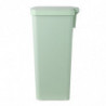 Κάδος απορριμμάτων με πεντάλ Brabantia StepUp 1005558, 40 L, Οικολογικά υλικά, Μεγάλο άνοιγμα, Ανοιχτό πράσινο