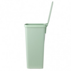 Κάδος απορριμμάτων με πεντάλ Brabantia StepUp 1005558, 40 L, Οικολογικά υλικά, Μεγάλο άνοιγμα, Ανοιχτό πράσινο