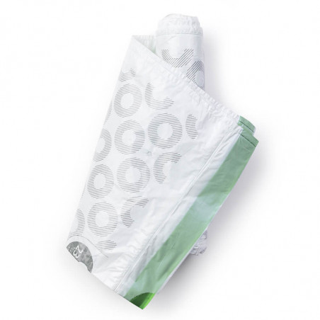 Σακούλα απορριμμάτων Brabantia PerfectFit NewIcon/Touch 1005570, μέγεθος G, 23-30 l, 10 τεμάχια, λευκό