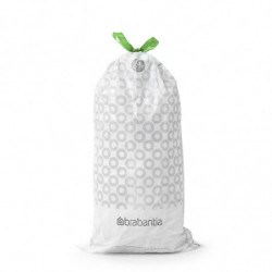 Σακούλα απορριμμάτων Brabantia PerfectFit NewIcon/Touch 1005570, μέγεθος G, 23-30 l, 10 τεμάχια, λευκό