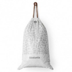 Σακούλα απορριμμάτων Brabantia PerfectFit FlatBack+/Touch 1005574, μέγεθος L, 40-45 l, 20 τεμάχια, λευκό
