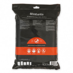 Σακούλα απορριμμάτων Brabantia PerfectFit FlatBack+/Touch 1005575, μέγεθος L, 40-45 l, 40 τεμάχια, λευκό