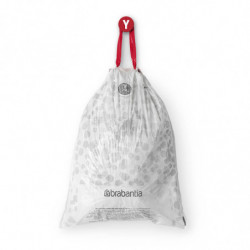 Σακούλες απορριμμάτων Brabantia PerfectFit NewIcon 1005584, μέγεθος Y, 20 l, 10 τεμάχια, λευκό