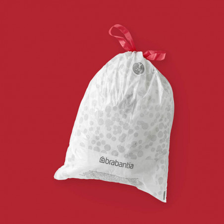 Σακούλες απορριμμάτων Brabantia PerfectFit NewIcon 1005584, μέγεθος Y, 20 l, 10 τεμάχια, λευκό