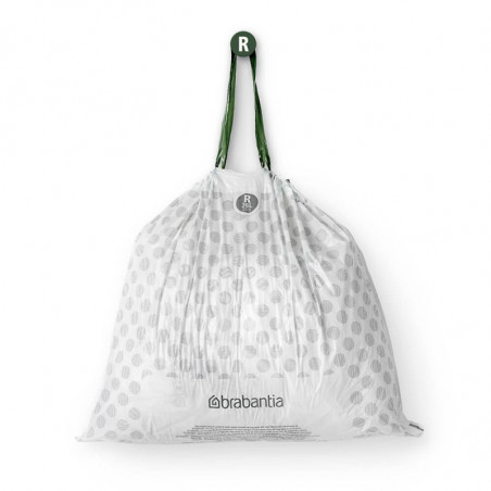 Σακούλες απορριμμάτων Brabantia PerfectFit Bo 1005589, μέγεθος R, 36 l, 40 τεμάχια, λευκό