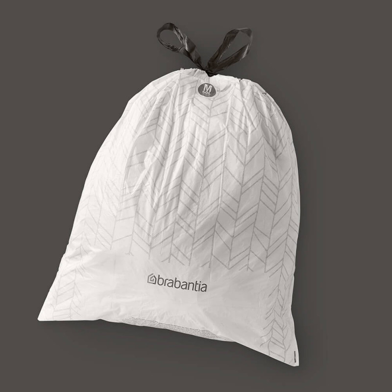 Σακούλες απορριμμάτων Brabantia PerfectFit Bo 1005594, μέγεθος M, 60 l, 40 τεμάχια, λευκό