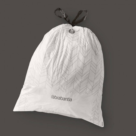 Σακούλες απορριμμάτων Brabantia PerfectFit Bo 1005594, μέγεθος M, 60 l, 40 τεμάχια, λευκό
